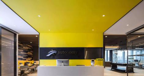 3000㎡中關村通航大廈辦公樓，材料和空間的對話！